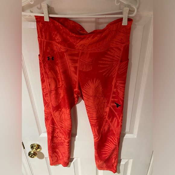 Under Armour rock collection orange compression 24s size large heat gear - Picture 1 of 5